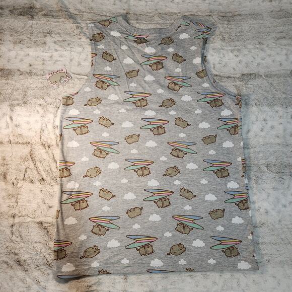 Pusheen The Cat Limited Edition Gray Tank Top Size Small - Picture 5 of 6